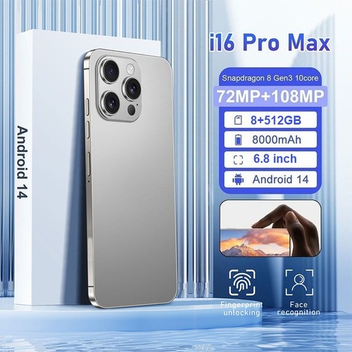 Smartphone android i16 pro max - android,